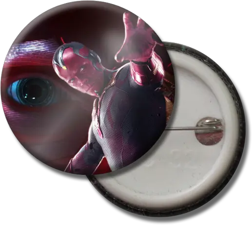 Vision Button Pin Fashion Png Vision Marvel Png