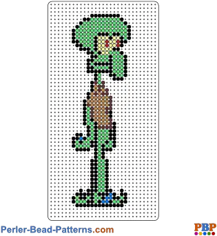 Squidward Tentacles Perler Bead Pattern And Designs Science Museum Png Squidward Transparent