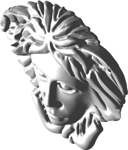 Versacemedusa 3d Cad Model Library Grabcad Hair Design Png Versace Logo Png