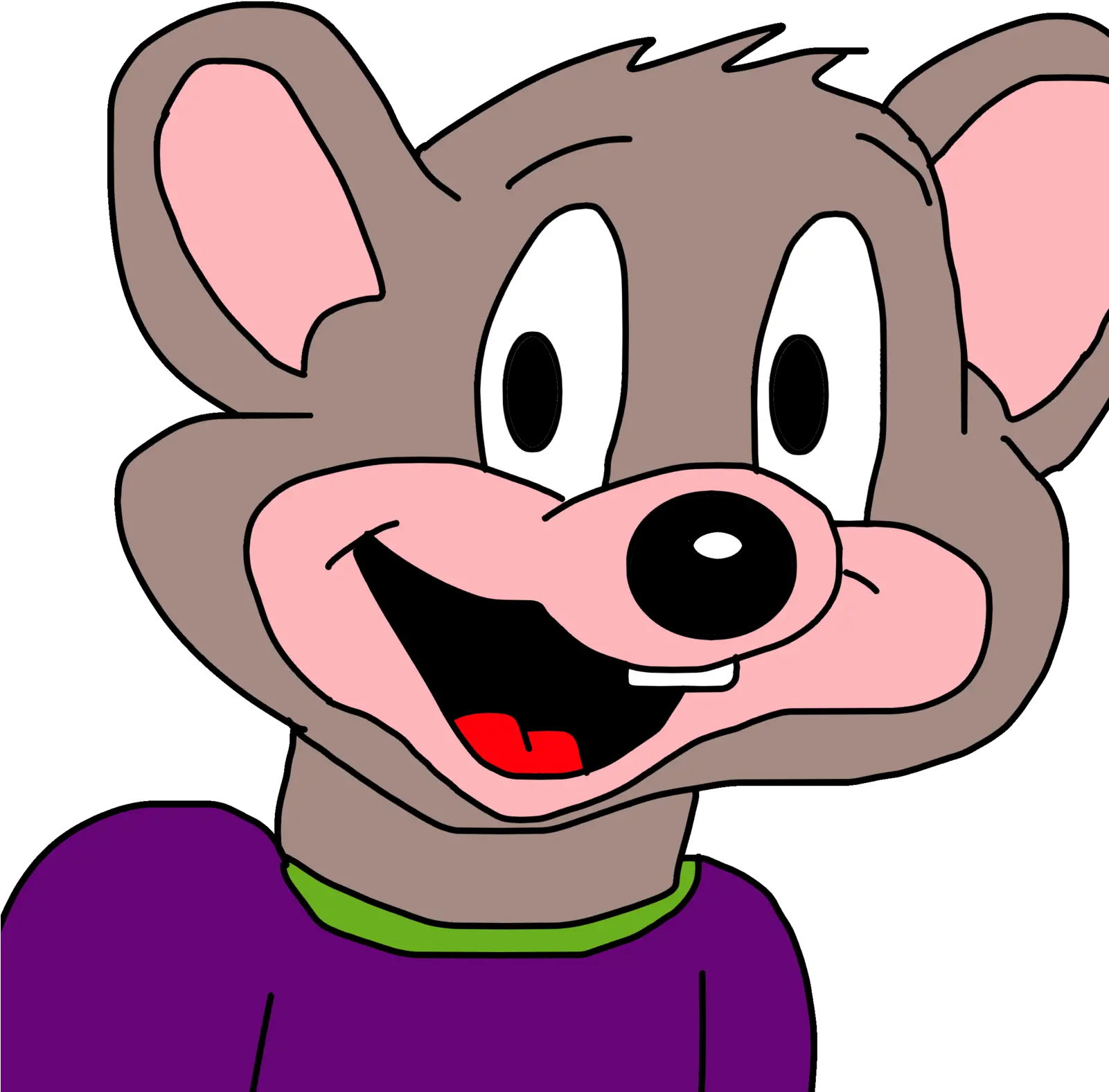 Chuck E By Desenho Do Chuck Cheese Clipart Full Size Drawing Chuck E Cheese Fanart Png Chuck E Cheese Png