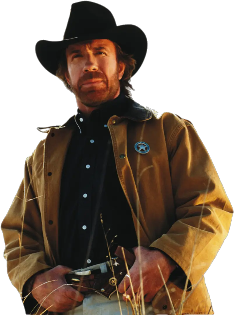 Chuck Norris Cowboy Transparent Png Chuck Norris Texas Ranger Chuck Norris Png