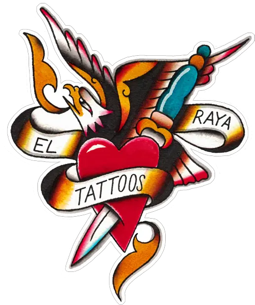 Original Traditional Tattoo Flash Faces Raya Automotive Decal Png Flash Logo Tattoo