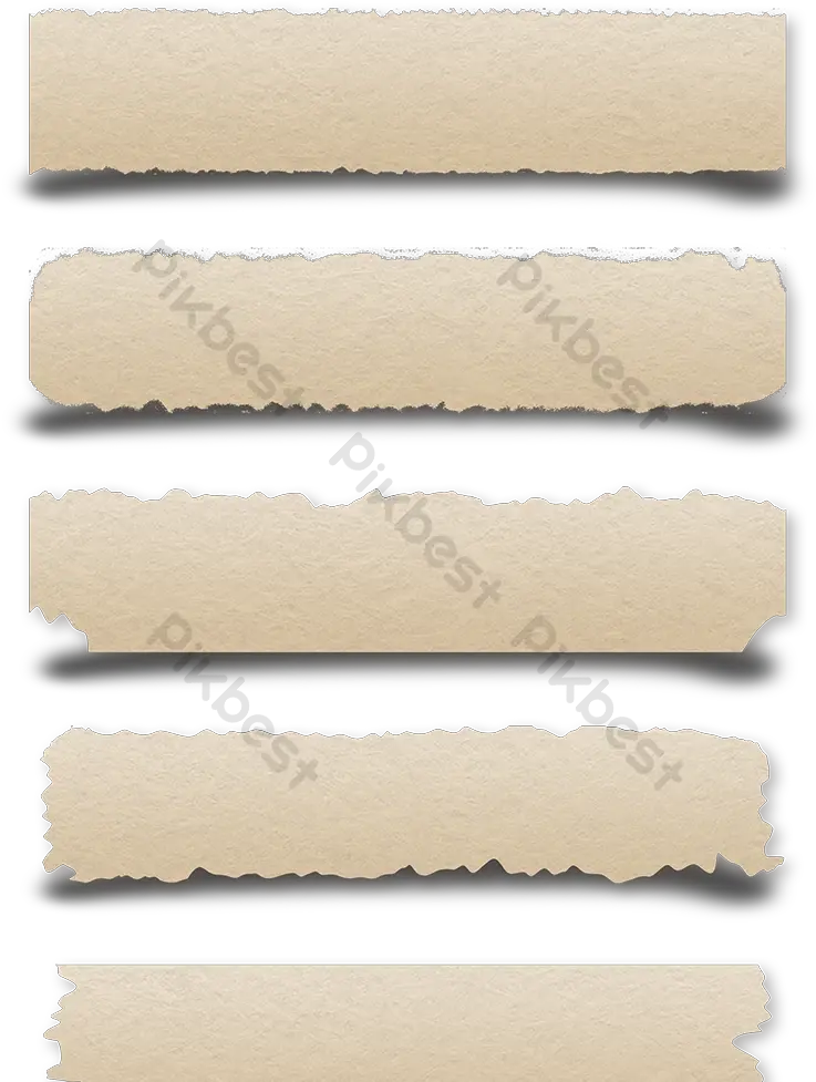 Nostalgic Paper Torn Label Picture Png Images Psd Horizontal Torn Paper Transparent Png