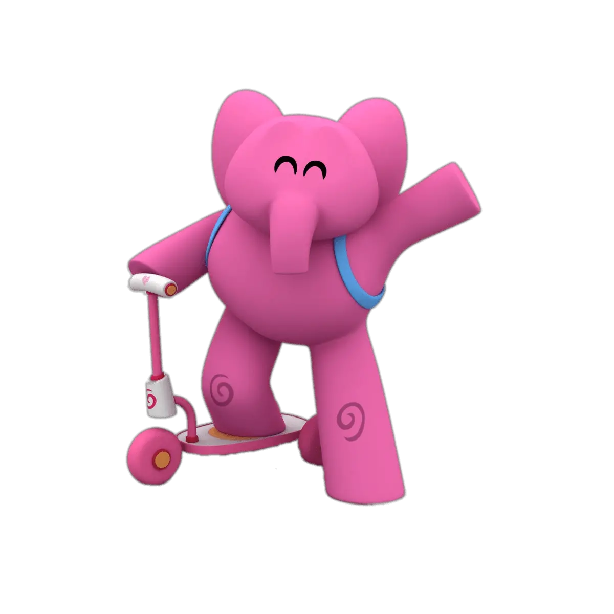 Elly Riding Scooter Png Pocoyo Png Pocoyo Png