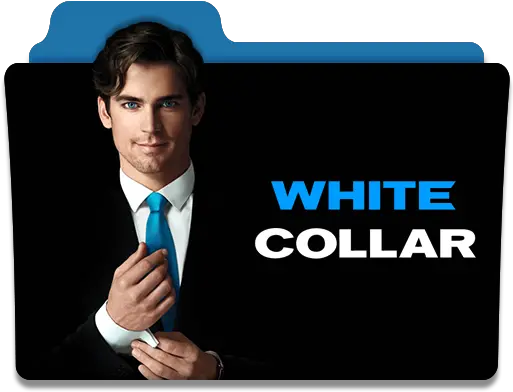 White Collar Folder Icon 2009 Designbust White Collar Png Collar Icon