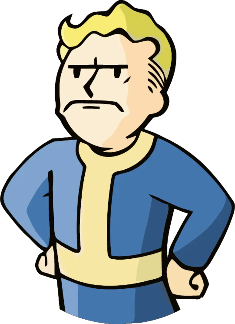 Pip Boy Png Image Vault Boy Thumbs Down Png Pip Boy Png