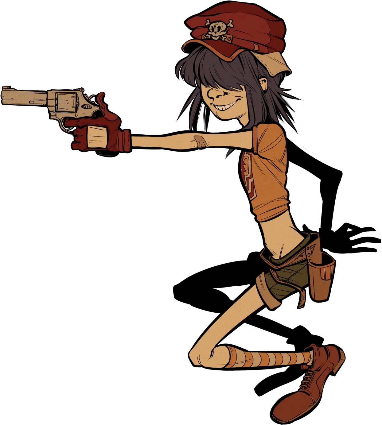 Guns Clipart Png Gorillaz Transparent Png Full Size Gorillaz Noodle With Gun Musket Png