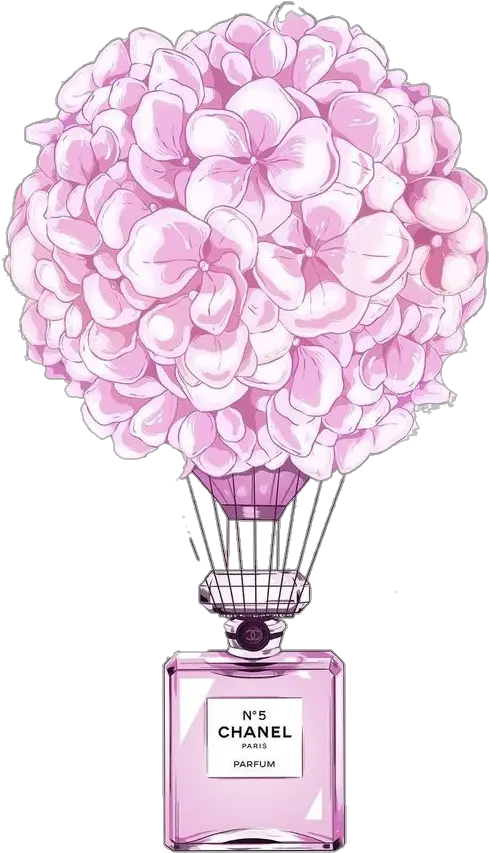 Chaneln5 Chanel Retro Pngstickers Png Watercolor Illust Glitter Chanel Chanel Png