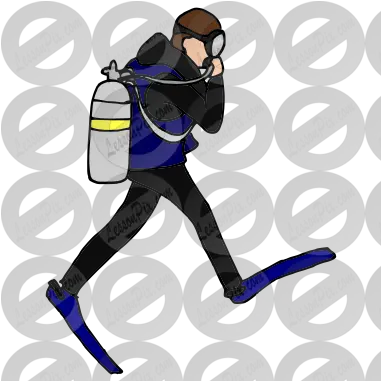 Scuba Diver Picture For Classroom Therapy Use Great Diving Mask Png Diver Png