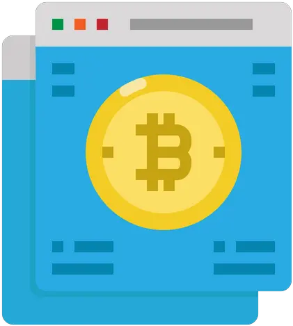 Bitcoin Website Icon Of Flat Style Available In Svg Png Portable Website Symbol Png