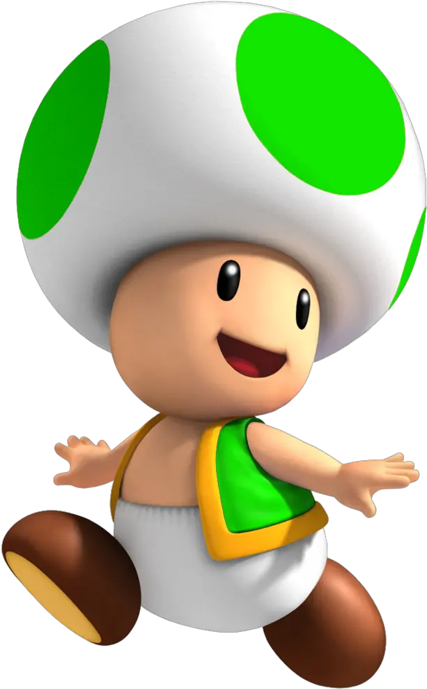 Green Toad Png 2 Image Super Mario Green Toad Toad Png