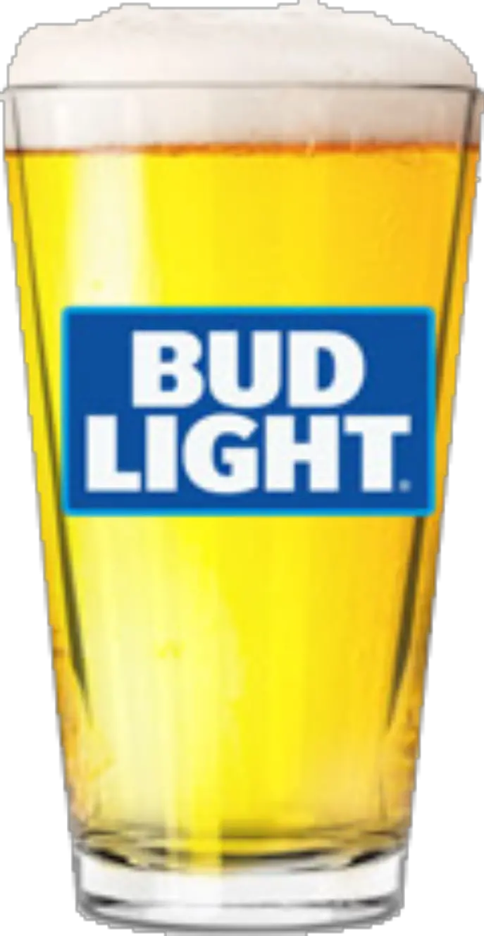 Bud Light 16 Oz Pint Glass Beer Bud Light Draft Png Bud Light Png