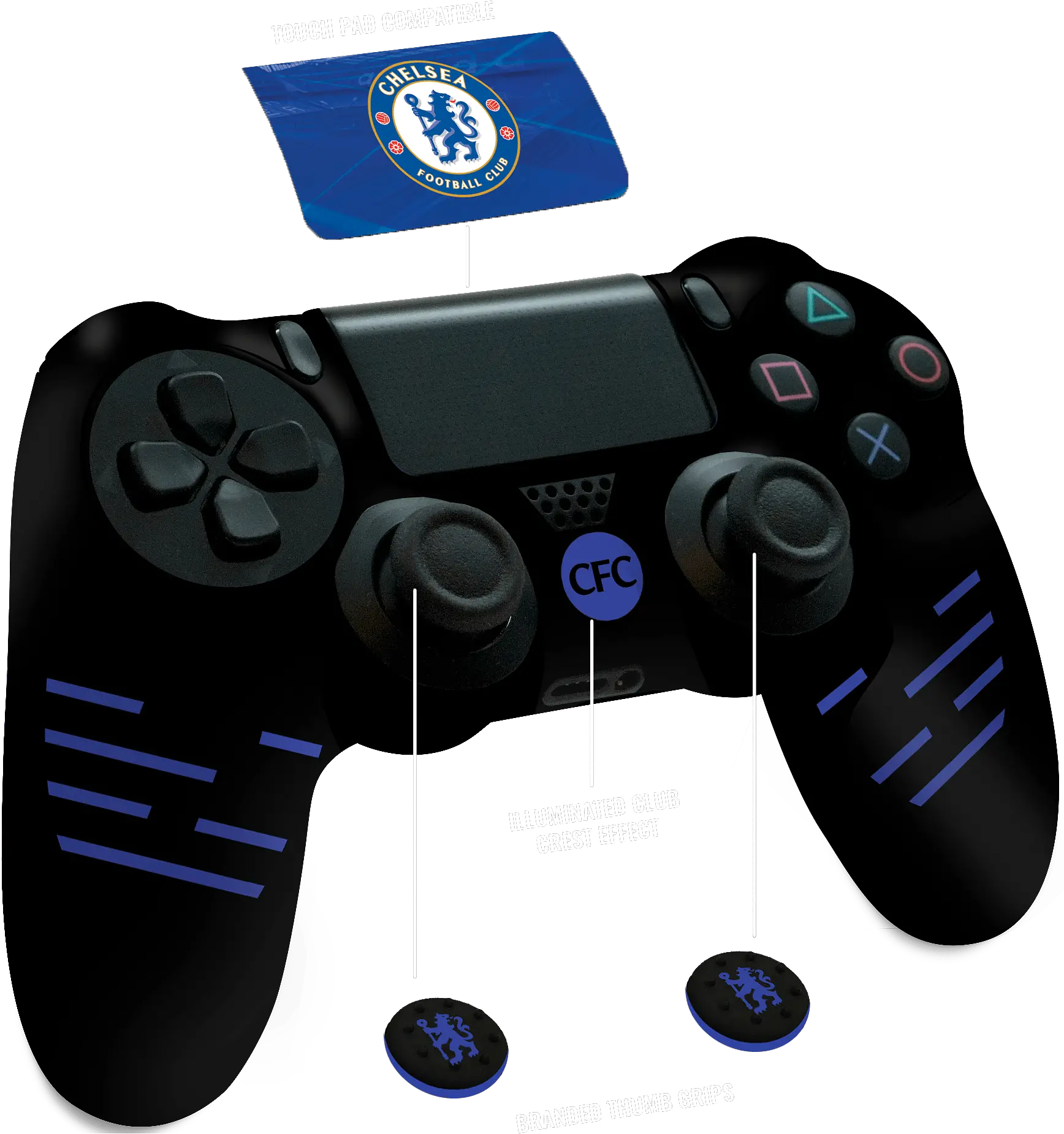 Download Chelsea Fc Licensed Ps4 Silicone Skin Screen Shot 1 Chelsea Fc Png Shot Png