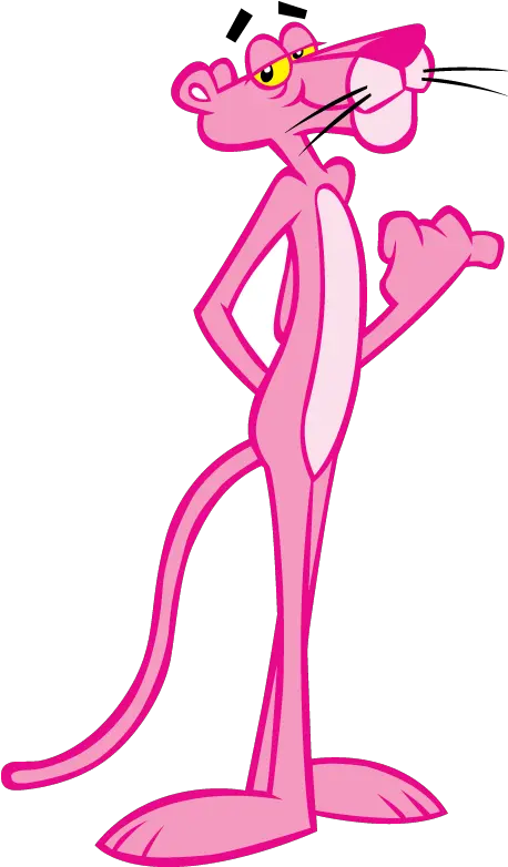 Pink Panther Hitchhiking Transparent Owens Corning Pink Panther Png Panther Transparent Background