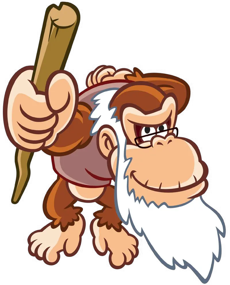 Cartoon Free Vector Download 15211 Forfree Cranky Kong Png Kong Png