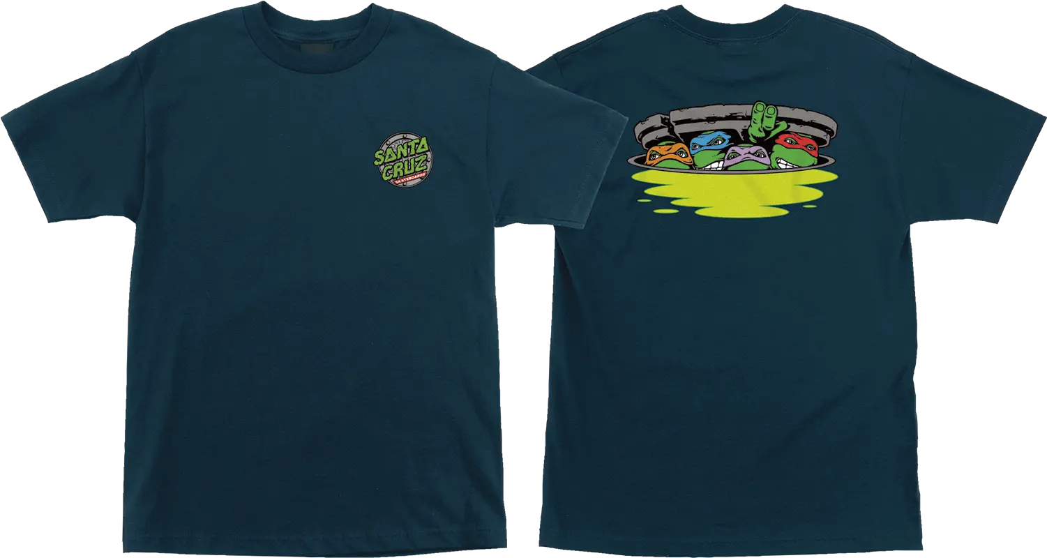 Santa Cruz Tmnt Ninja Turtles Logo T Active Shirt Png Tmnt Logo