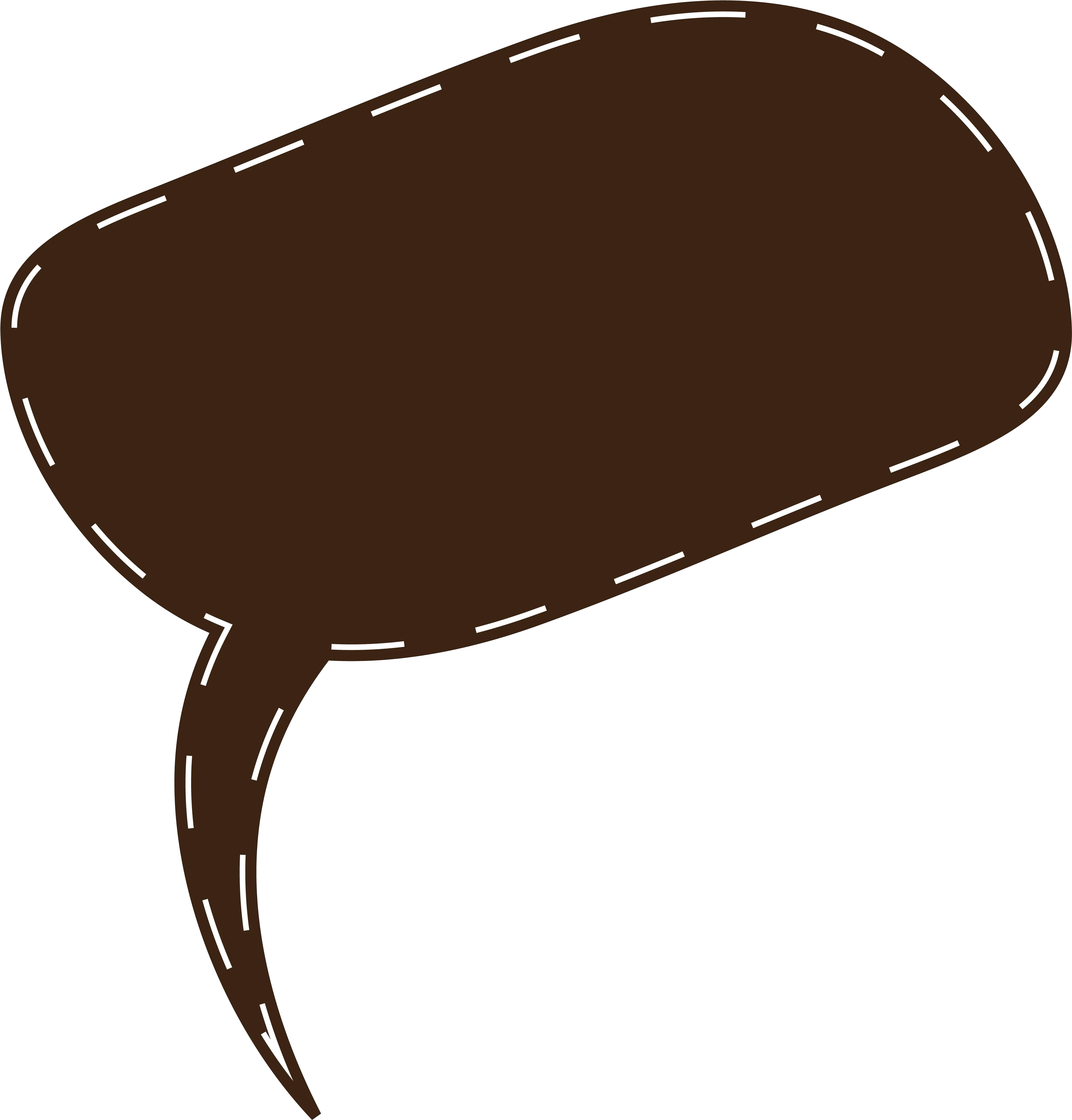 Download Media Militia Thought And Speech Bubbles 033 Speech Bubble Brown Png Quote Bubble Png
