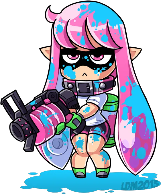 Inkling Splatoon Know Your Meme Splatoon Characters Art Png Inkling Transparent