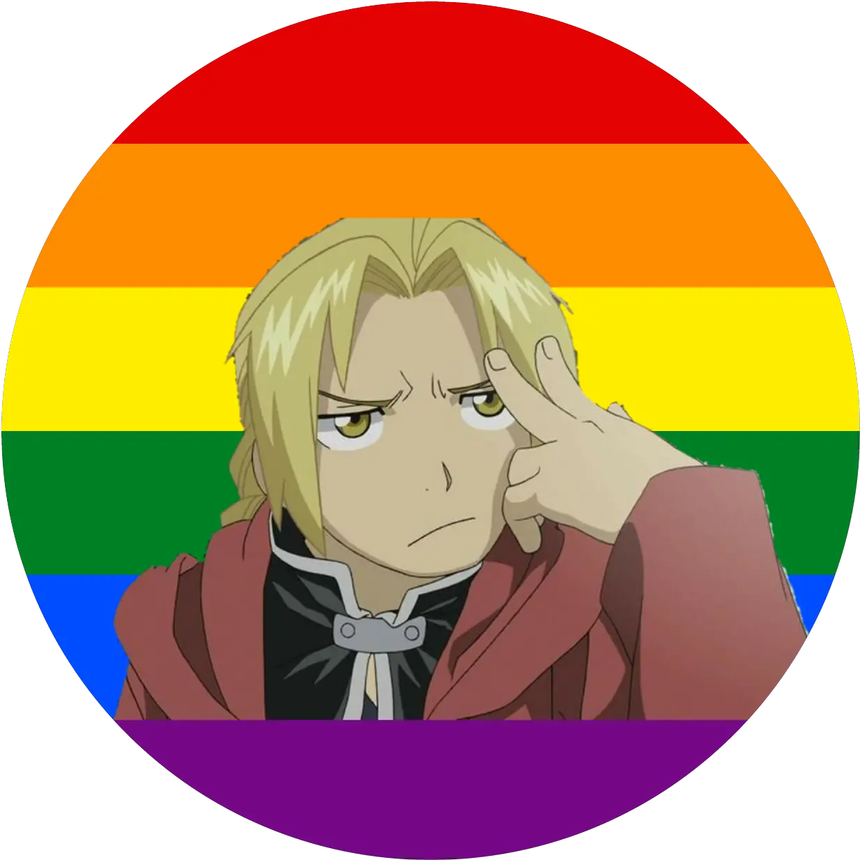 Fma Edward Elric Icon Full Metal Foto De Perfil Png Roy Mustang Icon