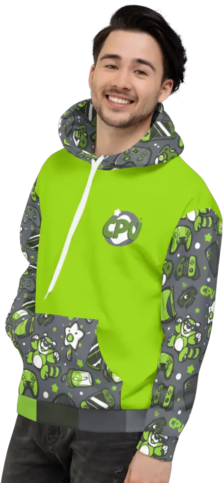 Pretendagain U2013 Gaming Party Hoodie Cpu Team Trash Hoodie Png Lucio Overwatch Icon