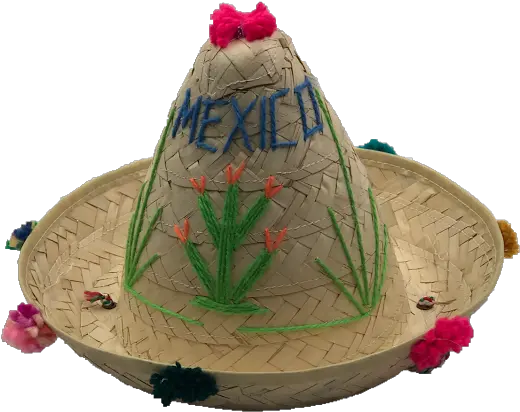 Download Small Embroided Mexican Costume Hat Png Sombrero Png