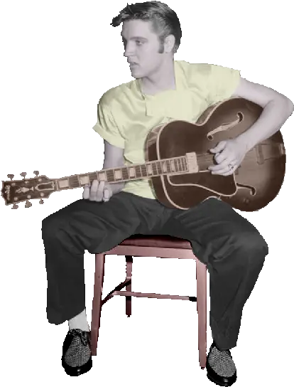 Elvis Presley Png Download Sitting Elvis Png Elvis Presley Png