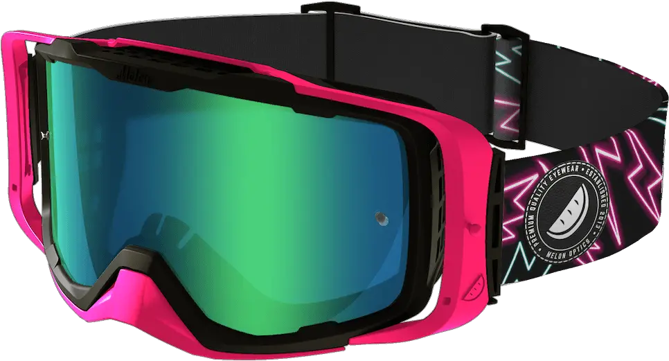 Diablo Mtb Melon Goggles Png Lightening Png