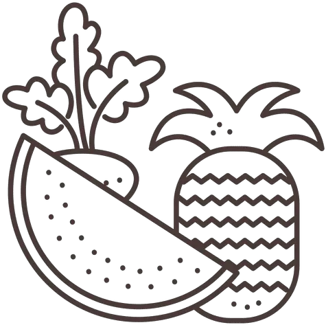 Transparent Png Svg Vector File Icono Frutas Y Verduras Png Fruits Transparent