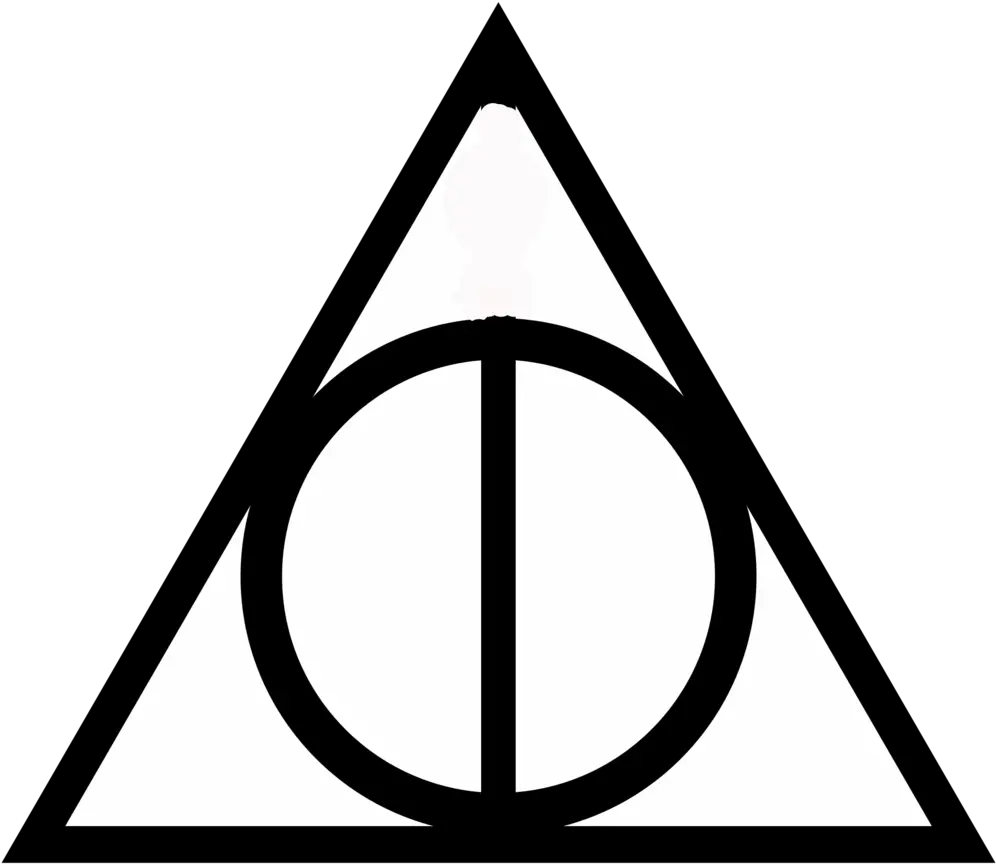 Harry Potter Could This Also Be The Deathly Hallows Symbol Png Triangulo Png