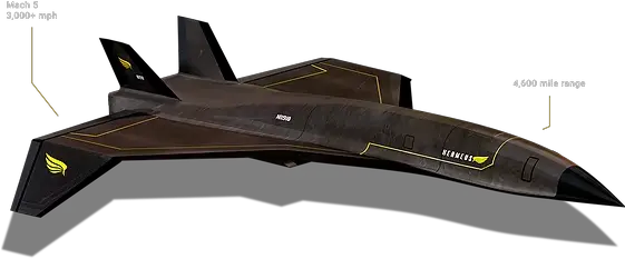 Hermeus Mach 5 Aircraft Georgia Vertical Png Aircraft Png