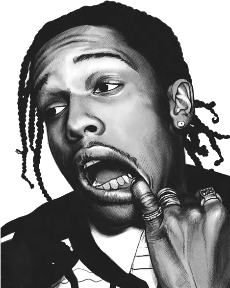 Asap Rocky Wallpaper Iphone Asap Rocky Black And White Png Asap Rocky Png