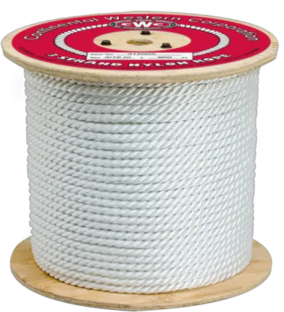 Cwc 3 Strand Nylon Rope 14 X 600u0027 White Wire Png Rope Transparent