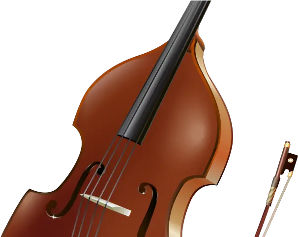 Violin Clipart Transparent Background Double Bass Png Violin Transparent