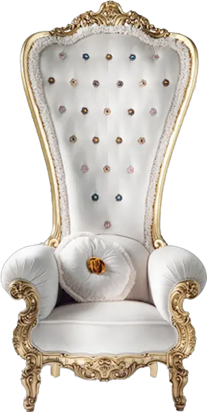 Hd White Throne Psd Official Psds Poltrona Realeza Png Throne Transparent