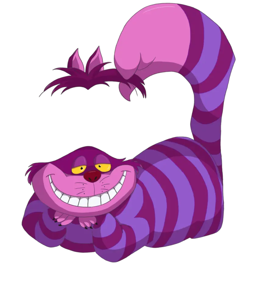 Cheshire Cat Png Free Download Purple Cat From Alice In Wonderland Cheshire Cat Png