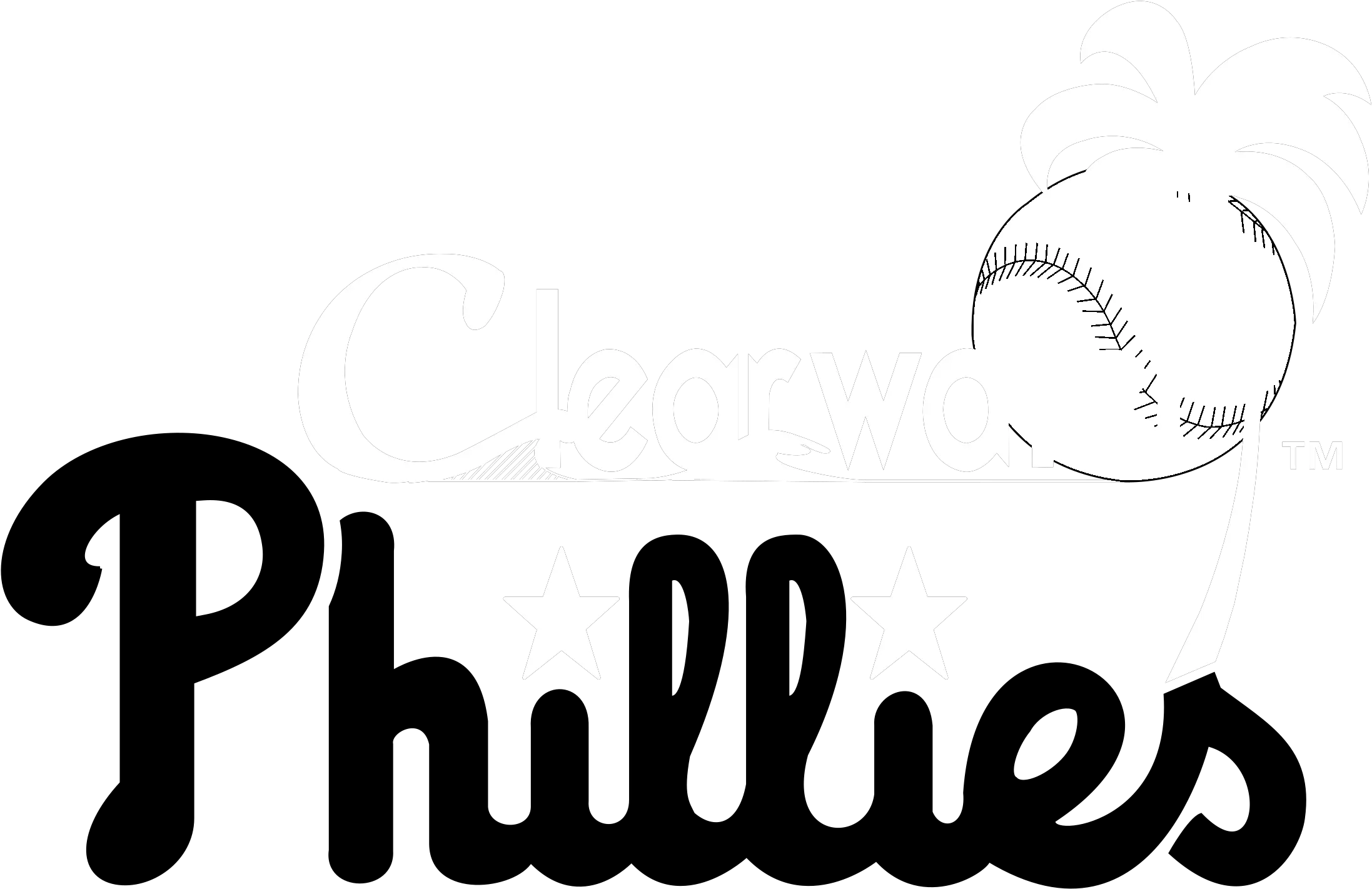 Download Clearwater Phillies Logo Black Calligraphy Png Phillies Logo Png