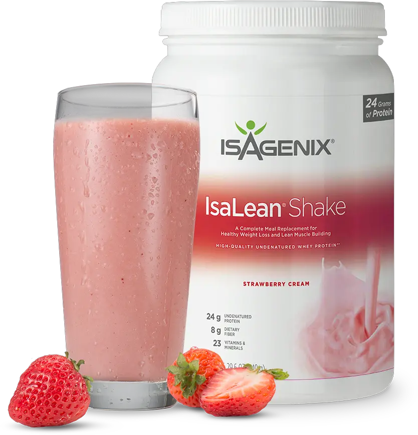 Isalean Shake Strawberry Canister 1200x900 Isagenix Isagenix Isalean Shake Strawberry Png Shake Png