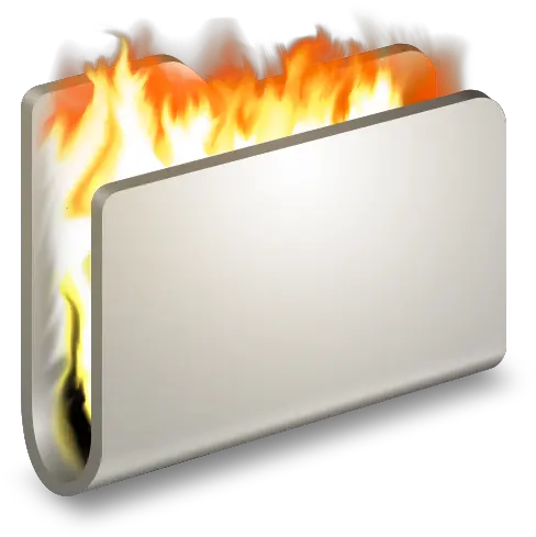 Burn Fire Folder Icon Burning Folder Icon Png Folder Png