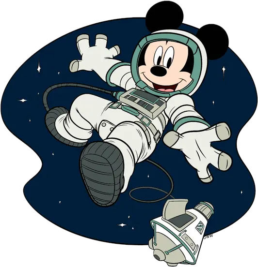 Ammch35 Hd Free Astronaut Mickey Mouse Clipart Head Png