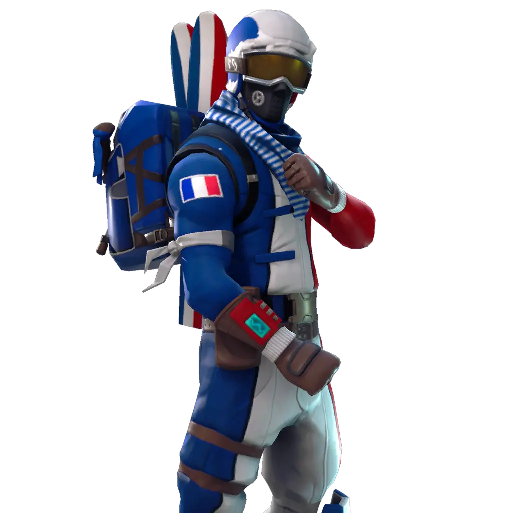 Alpine Ace Fra France Fortnite Outfit Skin Watch Fortnite Alpine Ace Skin Png Fornite Png