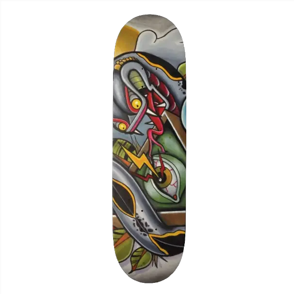 Snake Eye Deck Skateboard Deck Png Snake Eye Png