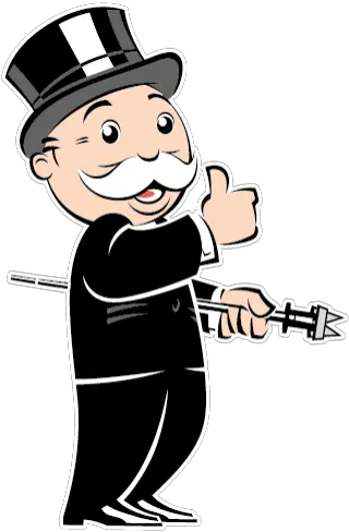 Sticker Maker Mr Monopoly Stickers Mr Monopoly Sticker Png Monopoly Man Png