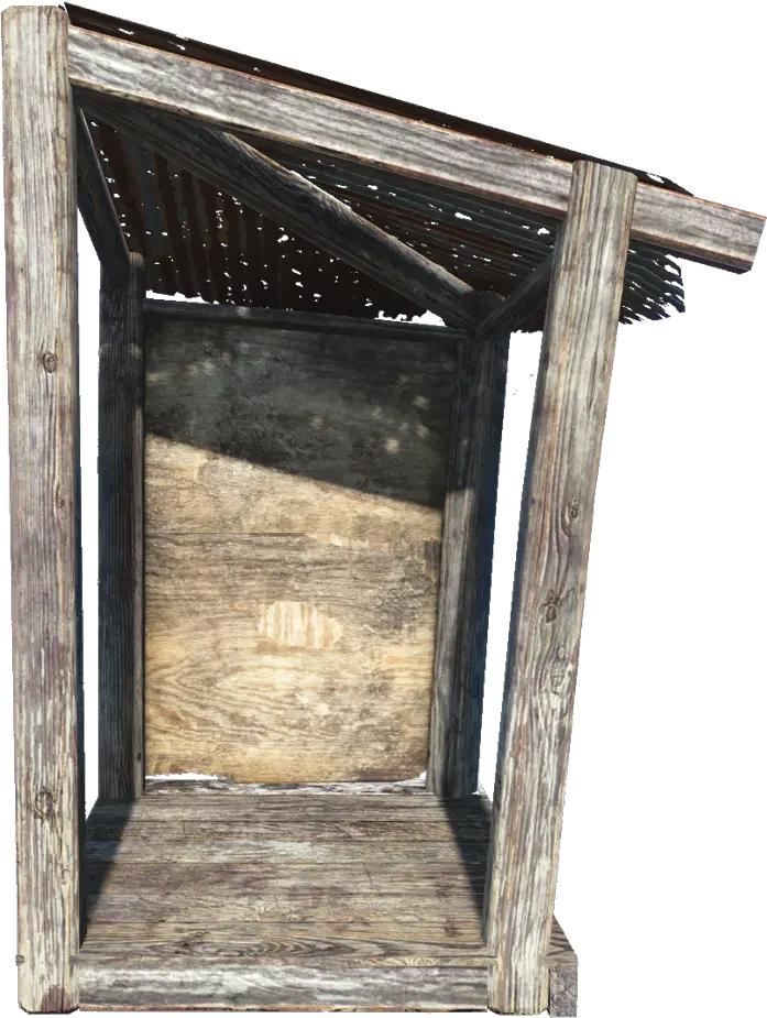 Download Fo4 Shack Wall Inner Corner 4 Png Image With No Plywood Shack Png