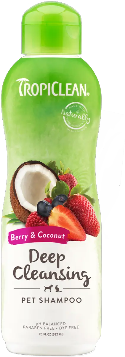 Berry U0026 Coconut Pet Shampoo Tropiclean Pet Products For Tropiclean Berry And Coconut Shampoo Png Berry Png