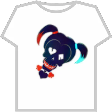 Harley Quinn Skull Suicide Squad Transparent Roblox Cartoon Png Harley Quinn Transparent