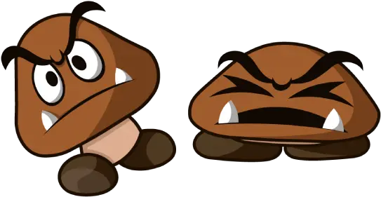 Super Mario Goomba Cursor Clip Art Png Goomba Png