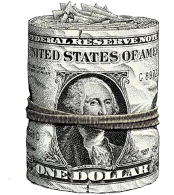 Download Hd Money Roll Drawing Dollar Bill Png Money Roll Png