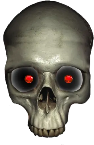 Cool Skull Clip Art And Funny Read Eyed Skull Png Skull Head Png