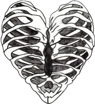 Ñlkjhgf Via Tumblr Image 987450 On Favimcom Skeleton Heart Png Tumblr Overlays Png
