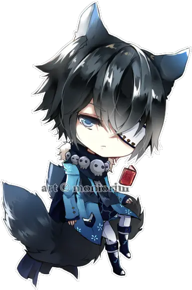 Starsuchi By Momoriin Cute Wolf Boy Anime Full Size Png Anime Png Images